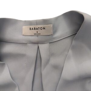 Aritzia Babaton Akira blouse size small baby blue